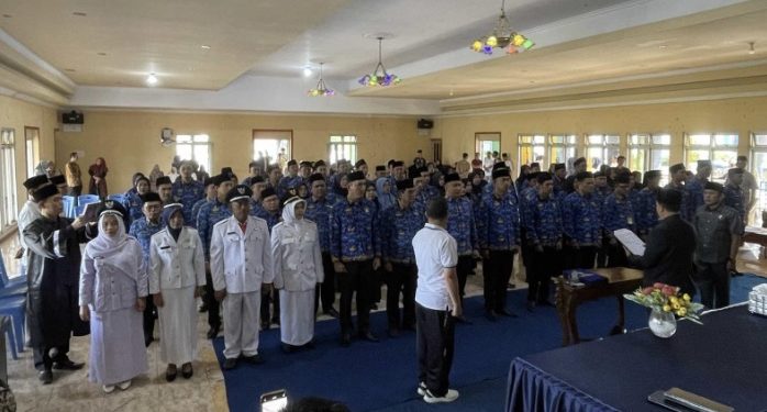 Bupati Azhari Lantik 78 ASN Lebong, Simak Daftarnya dari Eselon III hingga IV
