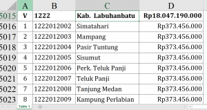 Dana Desa 2026 Labusel Tembus Rp18 Miliar