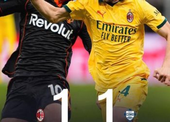 Curi Poin di San Siro, Como 1907 Tembus Enam Besar Serie A