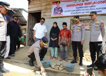 Polda Bengkulu Bangun Rumah Layak Huni untuk Caddy Lapangan Golf