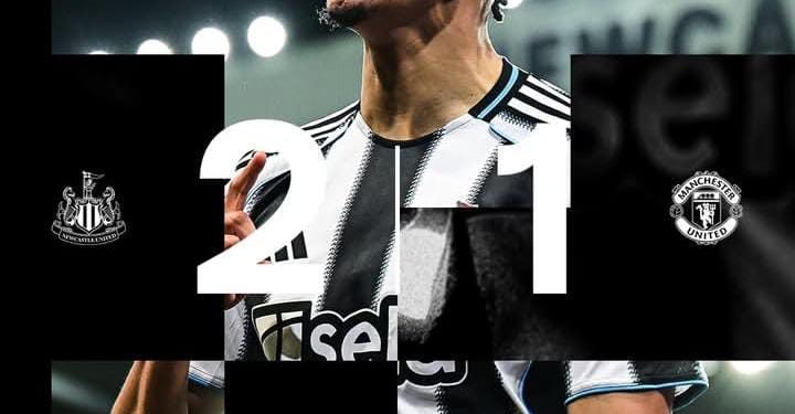 Newcastle United Tundukkan MU 2-1 Walau Jacob Ramsey Diusir Wasit