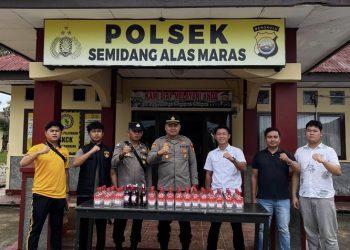 Operasi Pekat Nala I-2026, Polsek SAM Tindak Peredaran Miras dan Penyakit Masyarakat