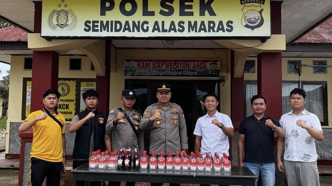 Operasi Pekat Nala I-2026, Polsek SAM Tindak Peredaran Miras dan Penyakit Masyarakat