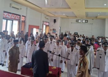 Pemkab Lebong Lantik 20 Pjs Kades Baru, Ini Daftar Desa yang Berganti