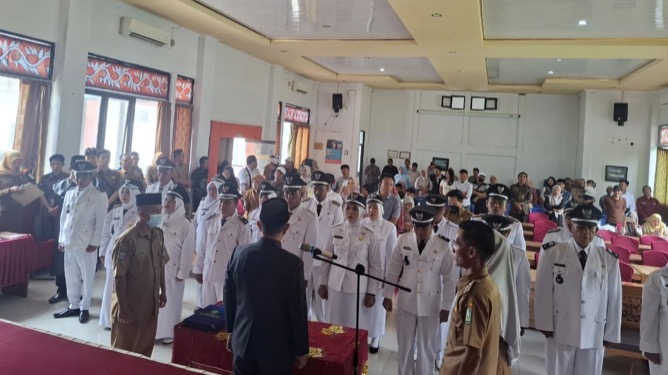 Pemkab Lebong Lantik 20 Pjs Kades Baru, Ini Daftar Desa yang Berganti