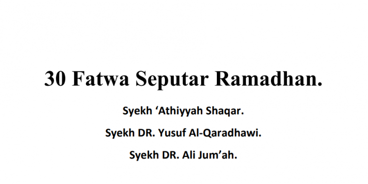 Puasa Ayyamul Bidh dan Syawal, Ini Fatwanya