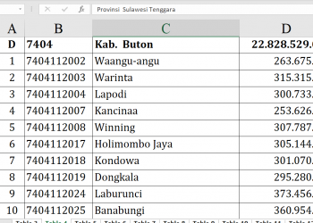 Dana Desa 2026 Buton Rp22,8 Miliar, Siapa Terbesar?