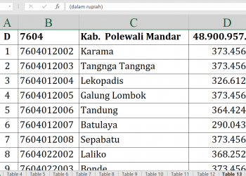 Dana Desa 2026 Polewali Mandar Tembus Rp48,9 M