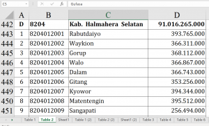 Dana Desa 2026 Halmahera Selatan Rp91 Miliar
