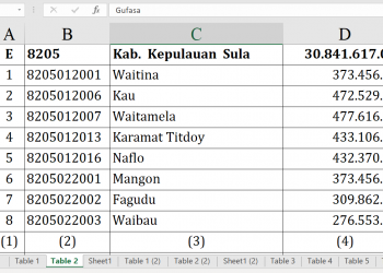 Dana Desa 2026 Kepulauan Sula Rp30,8 Miliar