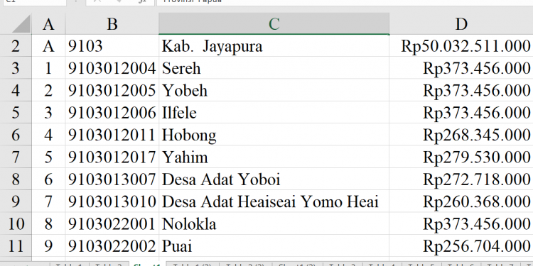 Dana Desa Jayapura 2026 Tembus Rp50 Miliar