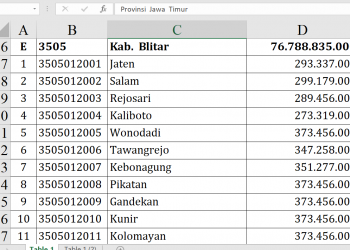 Dana Desa Blitar 2026 Tembus Rp76,7 Miliar