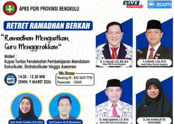 Webinar Retret Ramadhan Bengkulu: Guru Diajak Bergerak